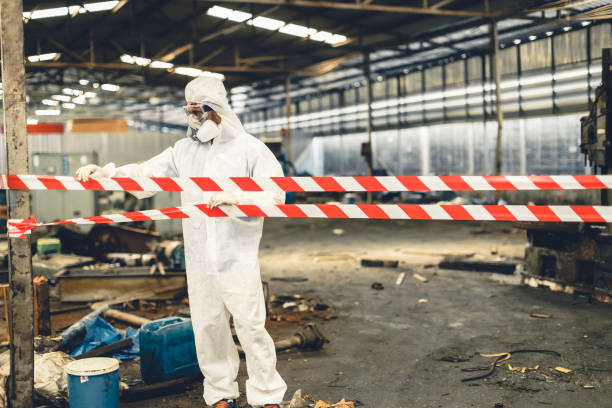 Professional Biohazard technician working in Bath, NH